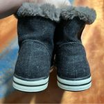 Joe Boxer Francesca Boots Faux Fur trim Gray size 6 Photo 4