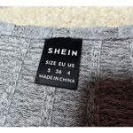 SheIn : Wide Ribbed Tee Shirt Dress Photo 4