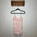Princess Polly  Ivy Hollow Pink Floral Ruched Mini Dress Spaghetti Straps Size 6 Photo 4