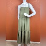 Z Supply  Light Green Maxi Dress Size Medium.   E11 Photo 8
