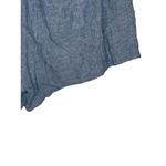 Gap Women's Shorts Linen Flat Front Pull On Elastic Waist Pockets Woven Blue XXL Photo 9