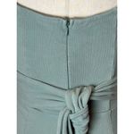 Angel Biba Dress Women Medium Green Knit Sweetheart Neck Tie Waist Sheath Midi Photo 8