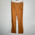 Anthropologie Maeve By  Womens Relaxed Leg Trouser Pants Linen Blend Size 2 Photo 12