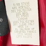 Requirements Vintage Red Wool Blend Aztec Print Fringe Hem Midi Skirt Size 10 Photo 9