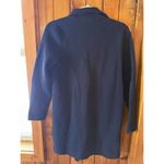 Chico's Navy Blue Long Cardigan Sweater Coat Button Front Classic Knit Photo 2