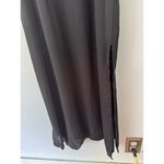 Topshop Black Semi Sheer MIDI Slip Dress Women’s Size 4 Photo 4