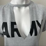 Gaze Women’s Cutout Tunic Shirt Size M Gray Size M Photo 5