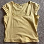 Garage Yellow Crop Top Photo 0