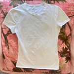 Abercrombie & Fitch essentials fitted white short sleeve baby tee Photo 0