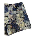 SheIn Tapestry TEDDY BEAR Print Woven Mini Shorts Cosplay Festival Artsy Cute Size XS Photo 6