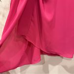 Keepsake Dreamlovers Asymmetric Draped Midi Dress in Magenta Size M NWT Purple Size M Photo 5