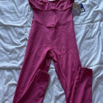 NWT Target JOY LAB HOT Pink Full Body Jumpsuit Jumper Womans Size XS Yoga Gym Photo 0
