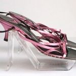 Emporio Armani Pink and black  kitten heels sz 36 Photo 3