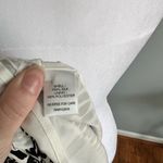 Garnet Hill  Black & White Olivia Silk Shift Dress‎ Womens Size 8 Casual/Modest Photo 3