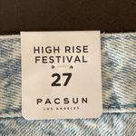 PacSun  size 27 high rise festival denim jean shorts are new with tag Photo 3