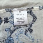 NWT Grand & Greene Embroidered Off Shoulder Peasant Top Bohemian Blouse M White Size M Photo 11