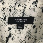 Premise Studio  Women's Long Sleeve Snake Print Top Size Medium Photo 1