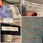 VINTAGE AMERICA TAUPE, RED, BLUE & GREEN PLAID JEANS (6) Gray Photo 9