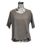 Oh My Gauze 1 Beige Cotton Gauze Blouse Lagenlook Boho Beach Coastal Hippie Tan Photo 1