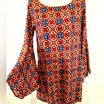 On The Road Anthropologie  long flare sleeve shift tunic dress size medium Photo 1