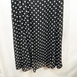 Maggie Barnes Plus Size 24W Dress Midi Black Polka Dot Sleeveless Shift 1414 Photo 3