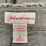 Xhilaration NWOT Gray Denim Xhiliration Mini skirt with side zipper and raw edged trim details. Size 5 Photo 3