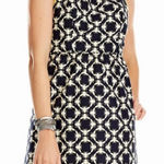 Crown & Ivy  Bumble Bee Navy & Yellow Dress - New - Size 16 Photo 0