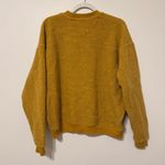 Outdoor Voices  MegaFleece Sweatshirt Womens Medium Wool Crewneck Gold Yellow Photo 7