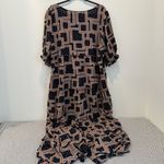 Natural Life  Collette Navy Floral Maxi Dress size L Photo 7