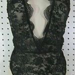 Victoria's Secret Victoria’s Secret Black Stretch Lace Teddy  Photo 0