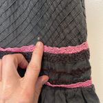Free People  dark grey  and Pink Women's Skirt fully lined size 4. Photo 3