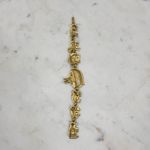 Vintage AJC Noahs Ark Bracelet 7" Gold Tone Animals Linked Metal Jewelry Photo 8