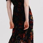 Milly NWT  Gynn Velvet Floral Burnout Dress (6) Photo 1