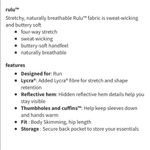 Lululemon Runderful White Gray Space Dye Long Sleeve Top size 4 Photo 6