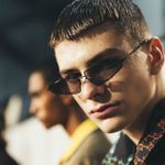 Fendi women’s men’s unisex Fiend FFM0054/S narrow asymmetric metal sunglasses Photo 3