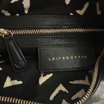 Leifsdottir Anthropologie‎ Snake Print Leather Purse Handbag Shoulder Bag Black Photo 6