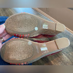 Lucky Brand  Wedge Ribbon Sandals - size 7.5 Photo 8