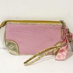 Juicy Couture Juicy Couture Y2K Pink Gold preppy royalty Wristlet Wallet Clutch Photo 6