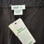 Aerie NEW Adventure Short Large Black Utility Raw Hem Elastic Waist Casual Comfy Photo 7