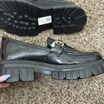 ASOS ‎ Design Masterpiece Chunky Loafer Black Patent Leather  Shoes Size 10 Photo 4