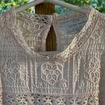 Lucky Brand  Women's Shell Pink Embroidered Long Sleeve Blouse Size S. NEW Photo 2