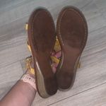 Born concept  VIOLA Mustard Yellow SunFlower Leather Comfort Sandals Photo 4