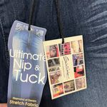 Salt Works Medium Rise Boot Cut Jeans Dark Wash Size 8 New Photo 3