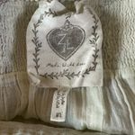 Anthropologie Z & L Bohemian Goddess Golden Slumbers Maxi Dress Medium Shiny Metallic Shimmer Photo 11