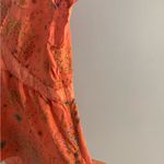 vintage gap 100% silk pink short sleeve with floral detail size L Size L Photo 3