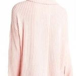 Anthropologie  Maeve Vanna Baby Pink Cowl
Neck Ribbed Sweater Size Medium Photo 1