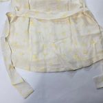 Tularosa Whitaker Button Front Dress in Faded Yellow Floral Photo 8