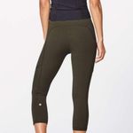 Lululemon Speed Up Crop 21” Legging -Dark Olive Sz 8Like New |Rare 1st Release Photo 1