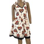 Hot Topic The Book Of Life La Muerte print fit and flare dress medium D3 4940 Photo 12