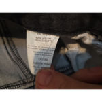 Lee Riders by Faded Black Denim Jeans, Women's 8M Capri Pants, Straight Leg Photo 3